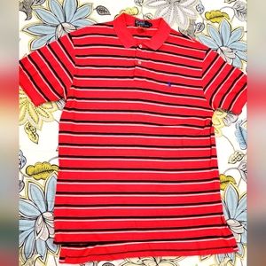 Ralph Lauren Classic Striped Polo Shirt sz L